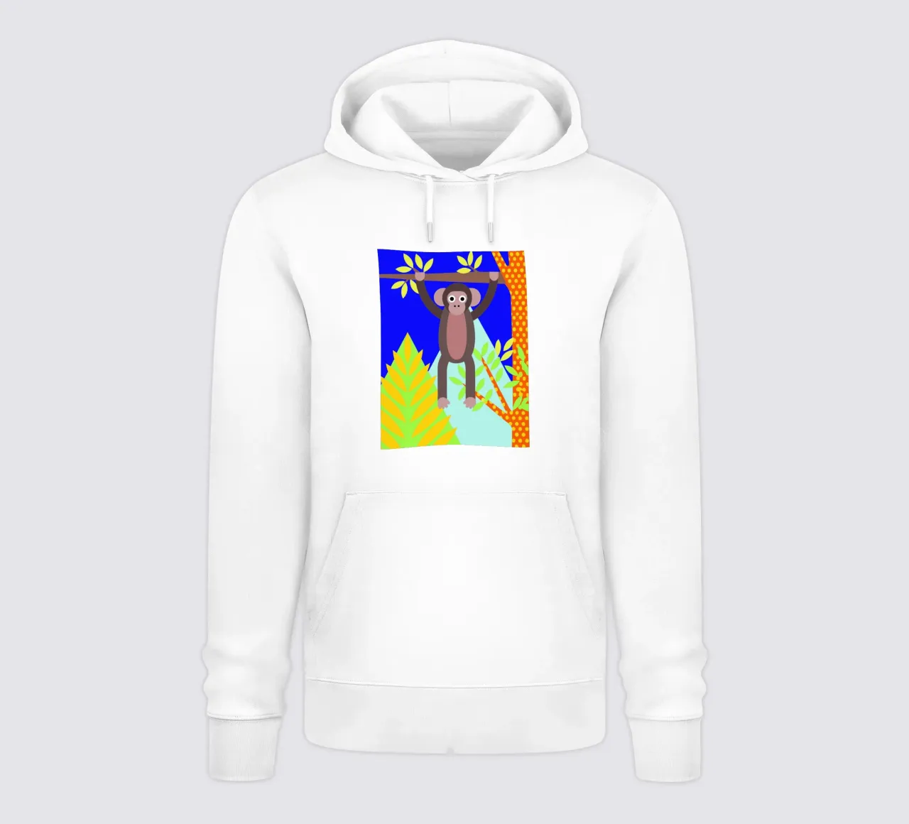 mono vector art ilustrtion sudadera con capucha de kamilaze