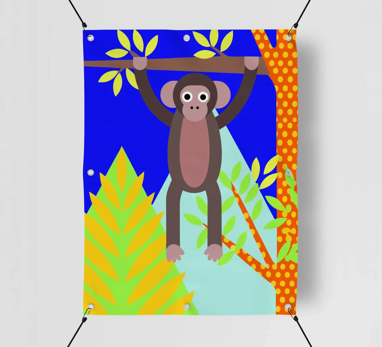 mono vector art ilustrtion lonas publicitarias de kamilaze