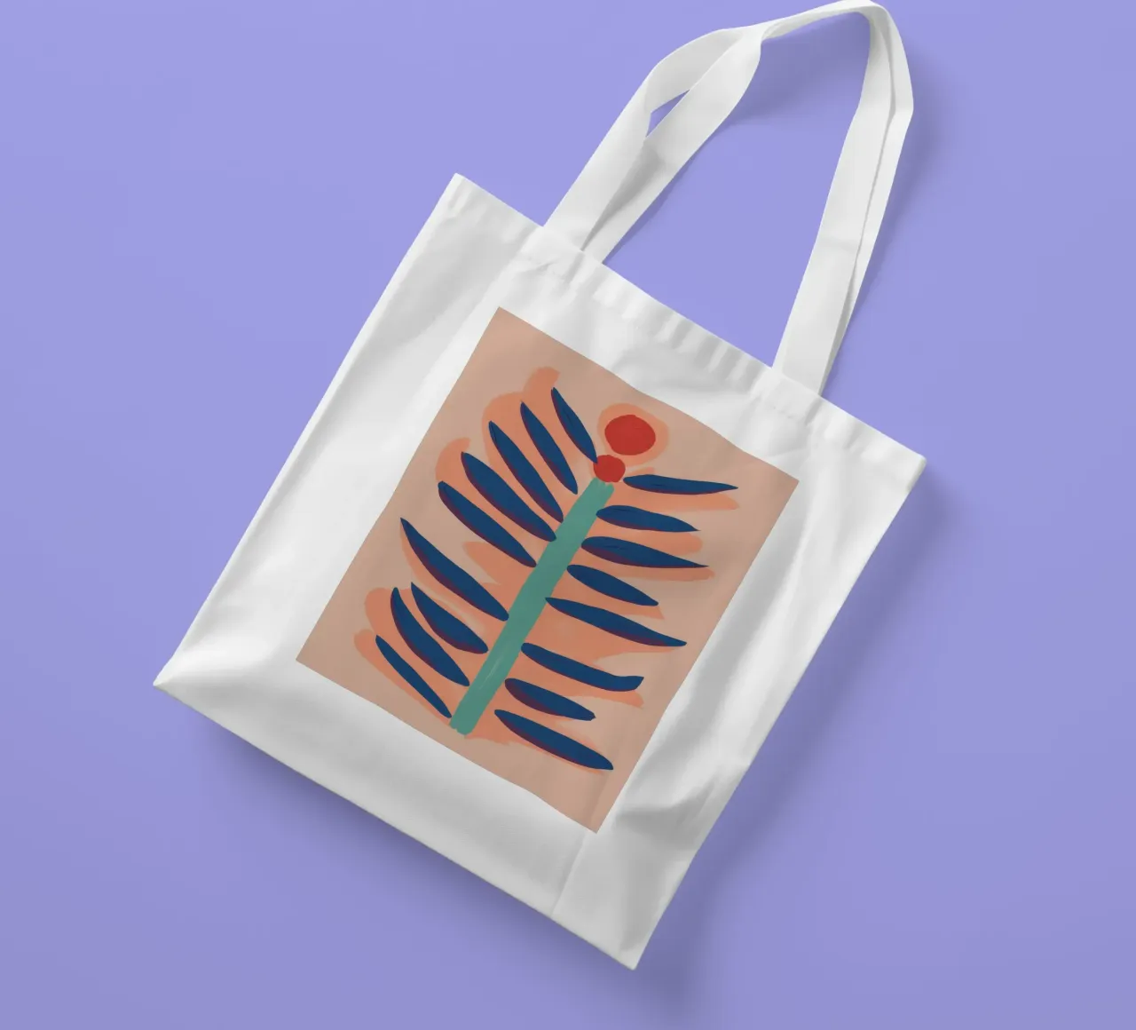 Terracotta Botanical Ascent borsa in juta da Stone Patina