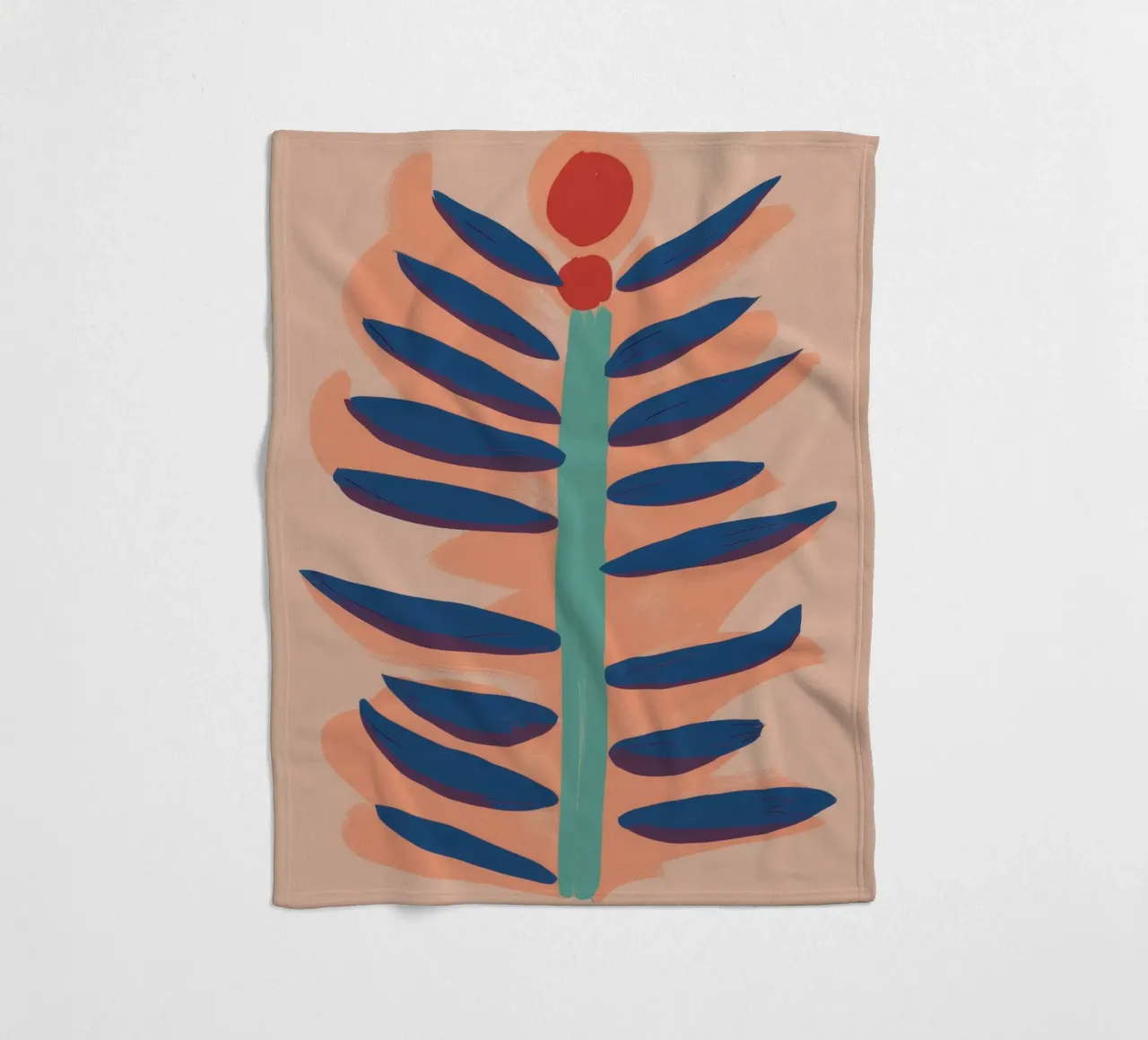 Terracotta Botanical Ascent coperta in pile da Stone Patina