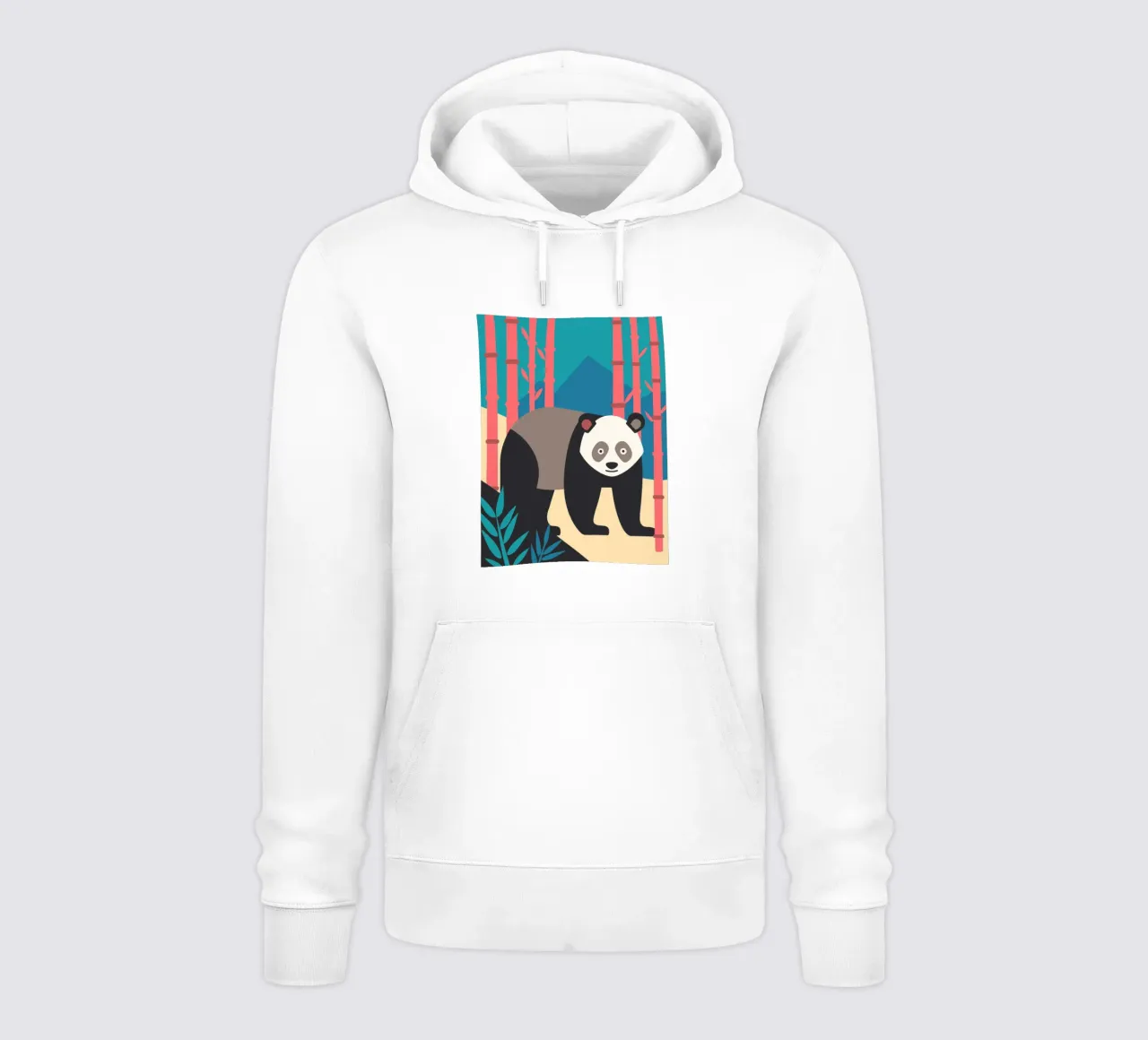 pandas vectoriel imagination sweat à capuche de kamilaze