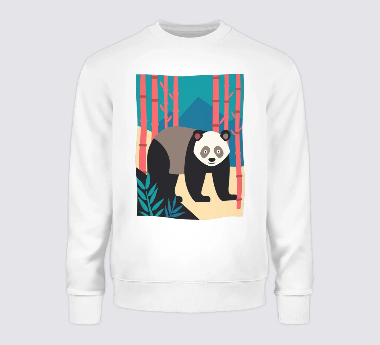 pandas vector imaginación sudadera de kamilaze
