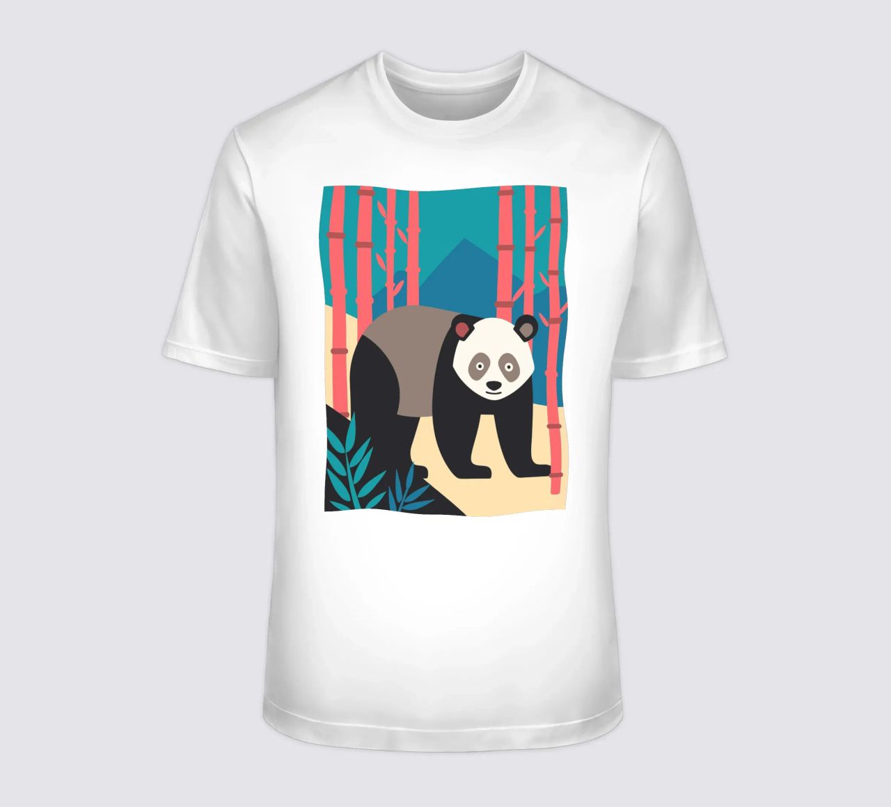 pandas vector imaginación camiseta de kamilaze