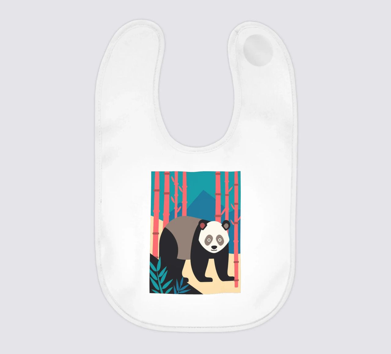 pandas vector imaginación babero de kamilaze