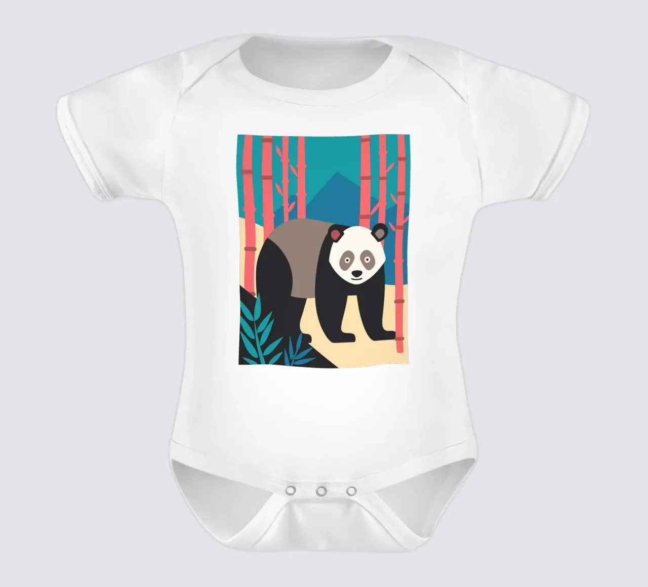 pandas vector imaginación body de bebé de kamilaze