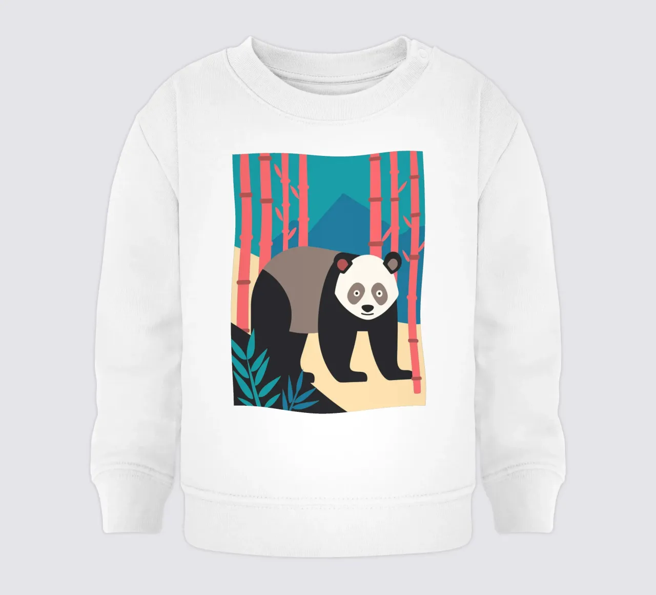 pandas vectoriel imagination sweat pour bébé de kamilaze