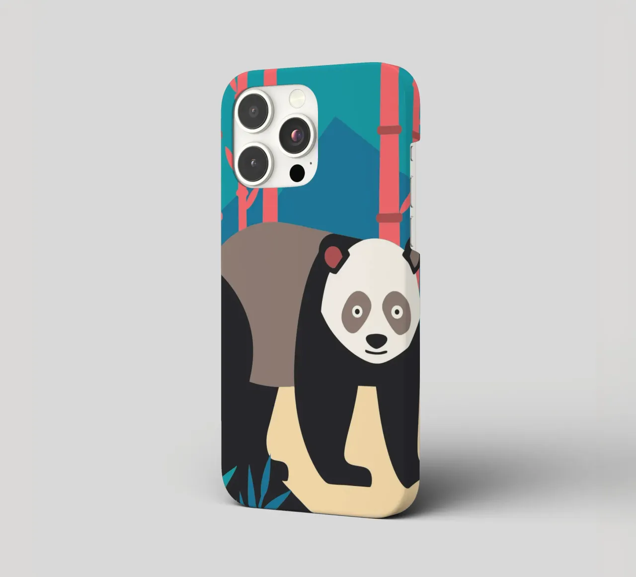 pandas vector imagination iphone case by kamilaze