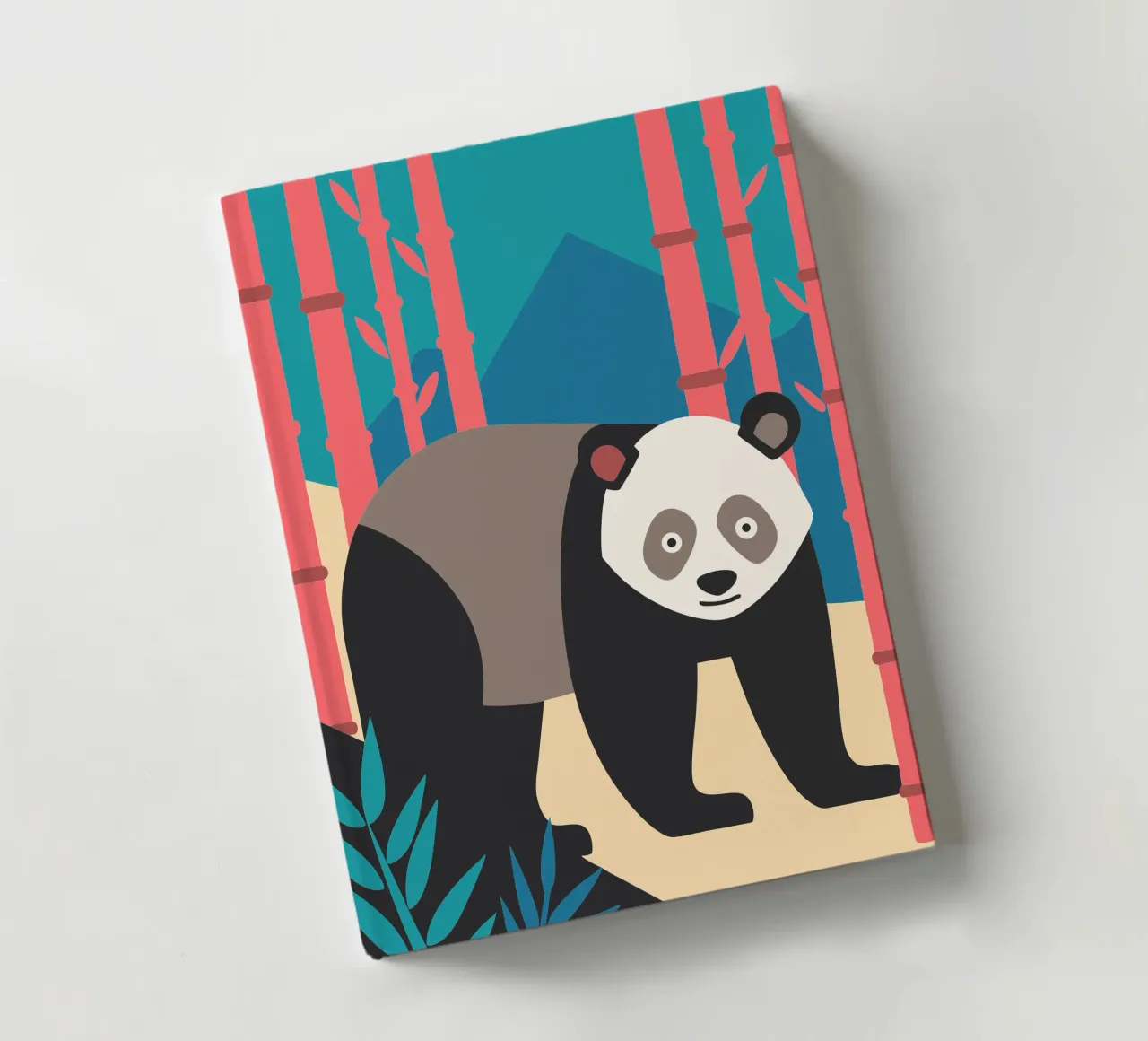 pandas vektor imagination Notizbuch von kamilaze
