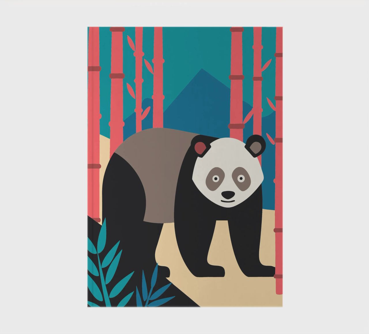 pandas vector imagination notebook by kamilaze
