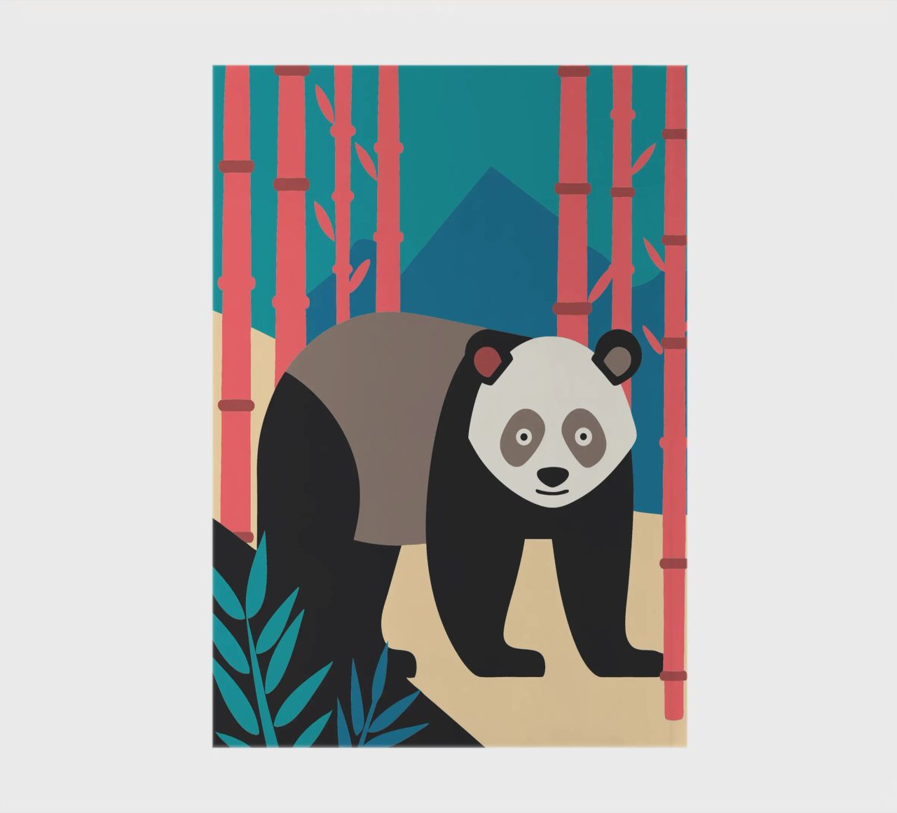 pandas vector imagination notebook by kamilaze