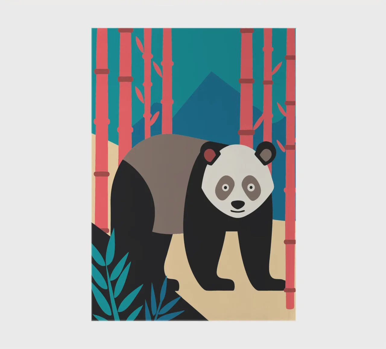 pandas vektor imagination Notizbuch von kamilaze