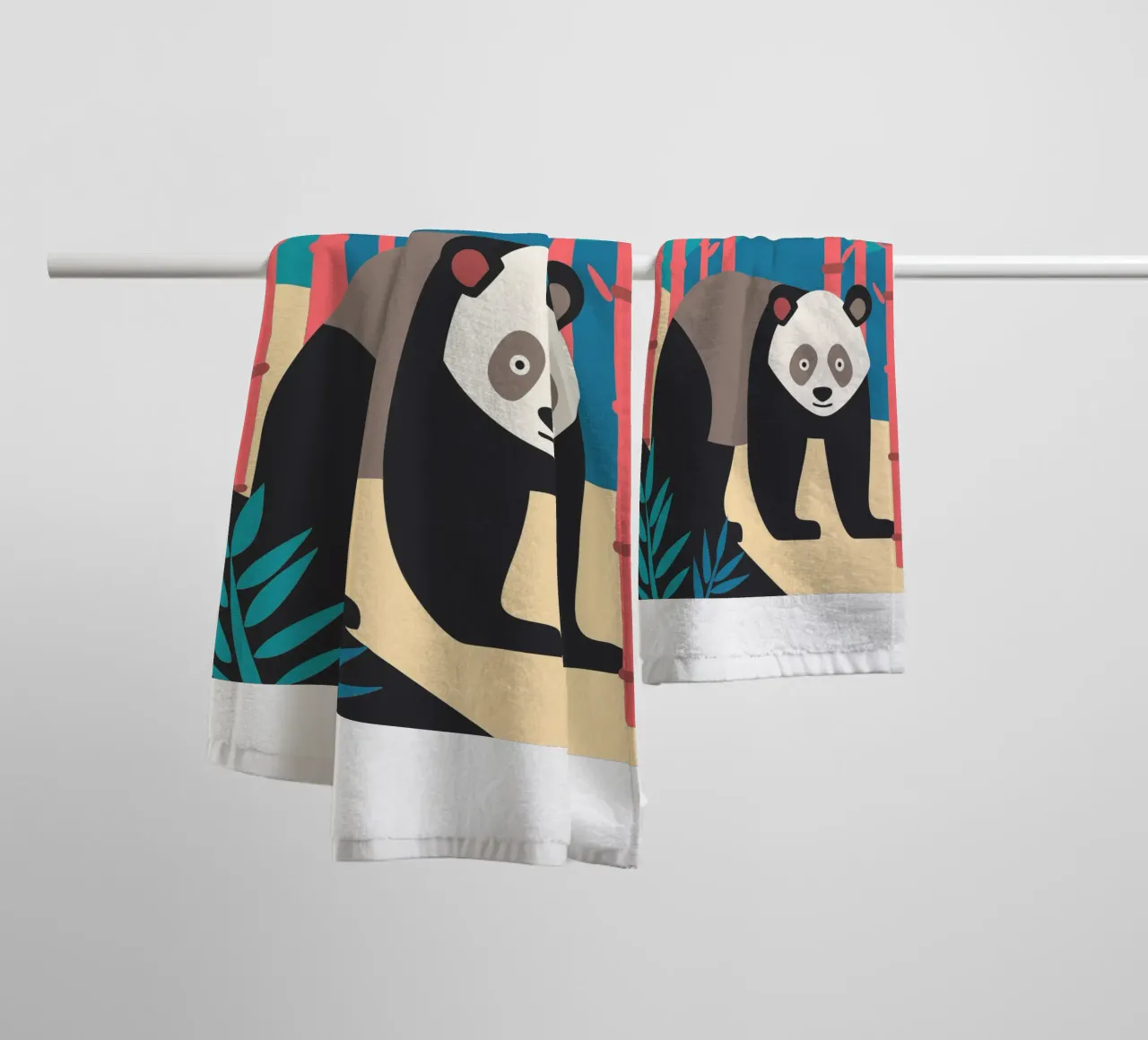 pandas vektor imagination Handtuch von kamilaze