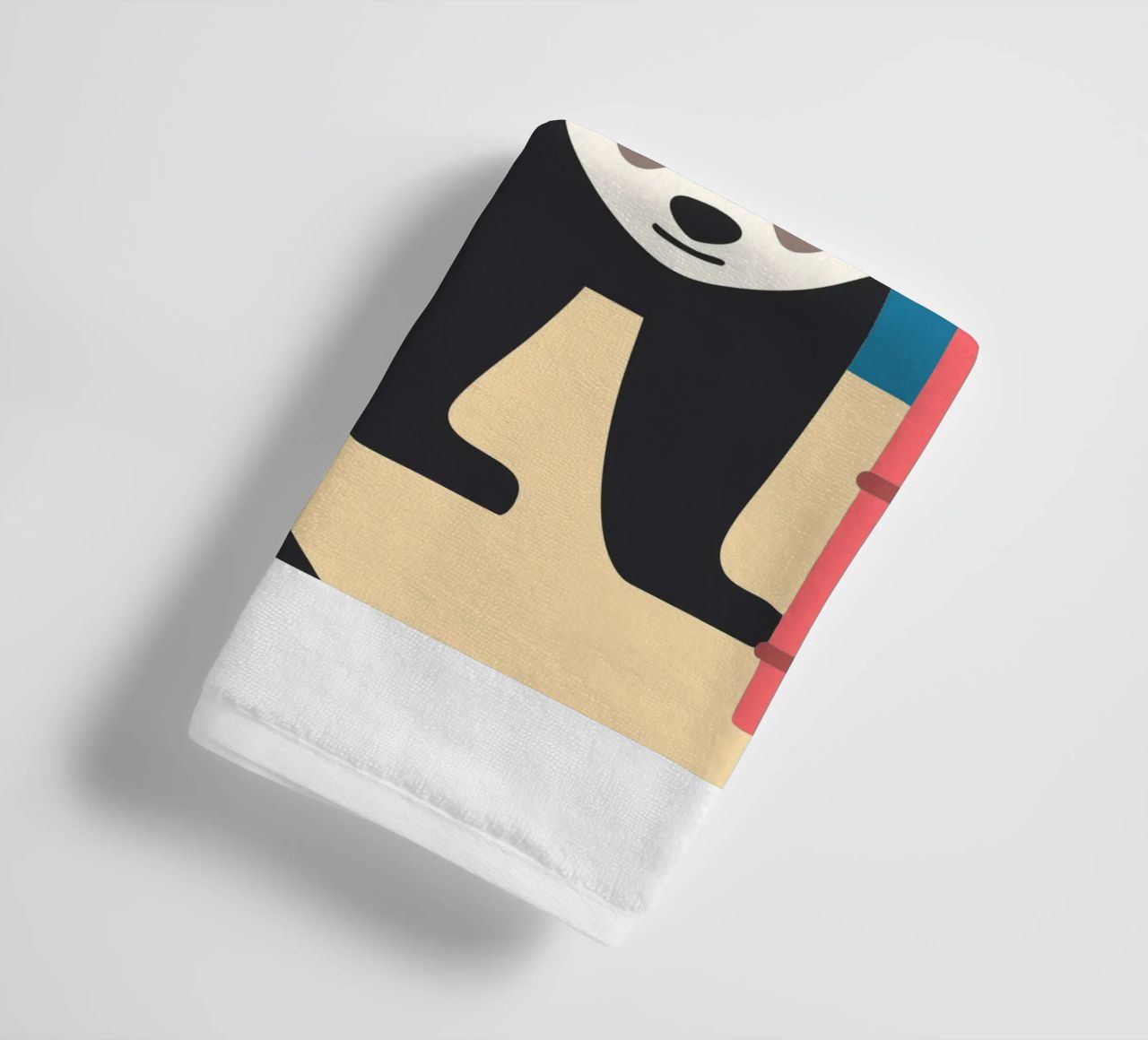 pandas vector imaginación toalla de baño de kamilaze