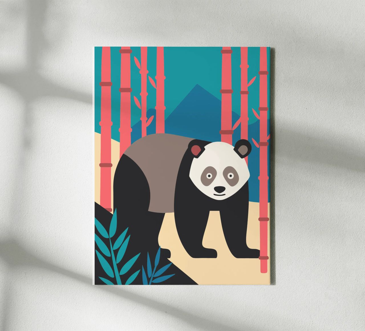 pandas vector imaginación lienzo de kamilaze