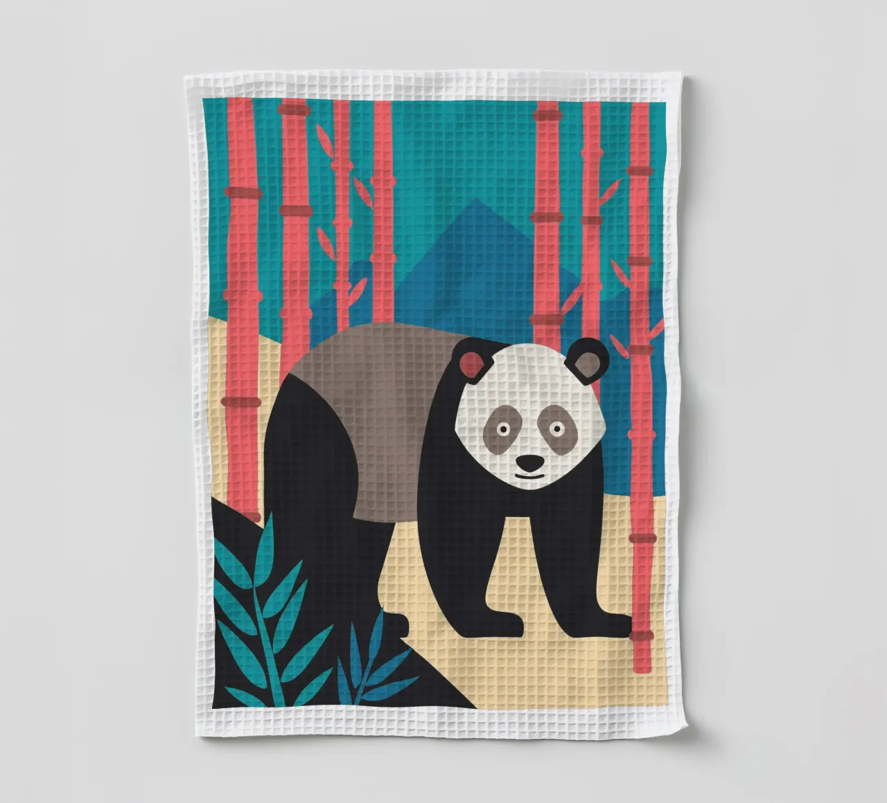 pandas vektor imagination Geschirrtuch von kamilaze
