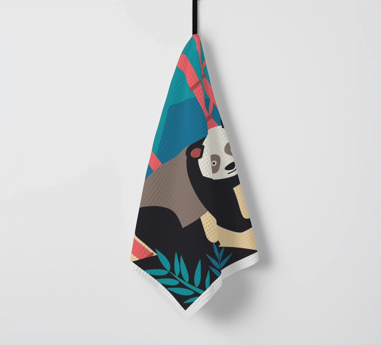 pandas vector imaginación paño de cocina de kamilaze
