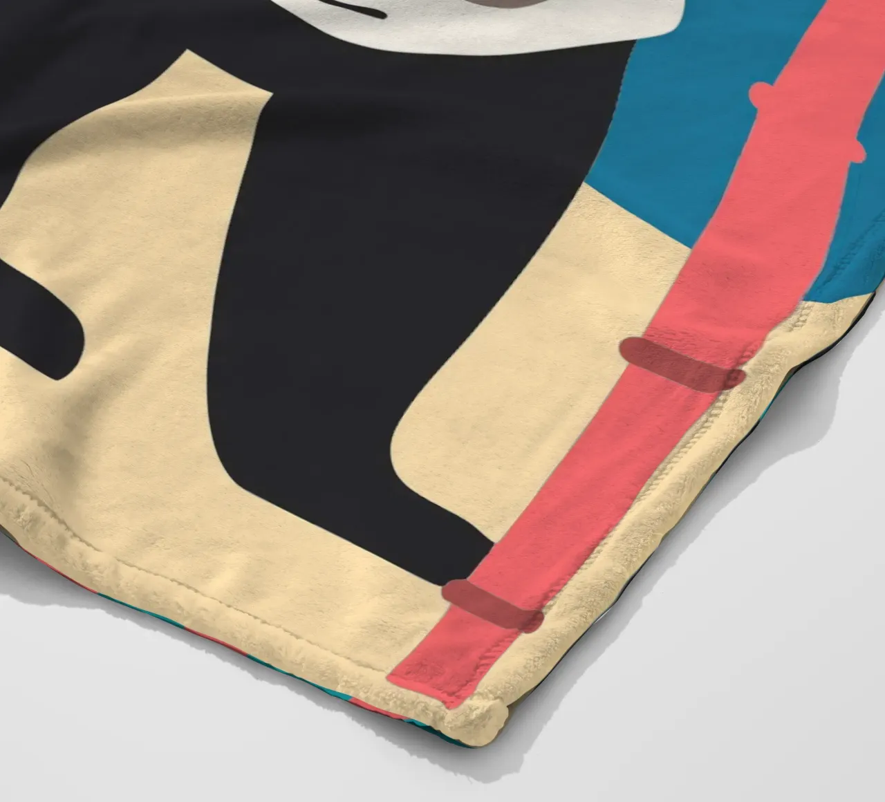 pandas vector imagination fleece blanket by kamilaze