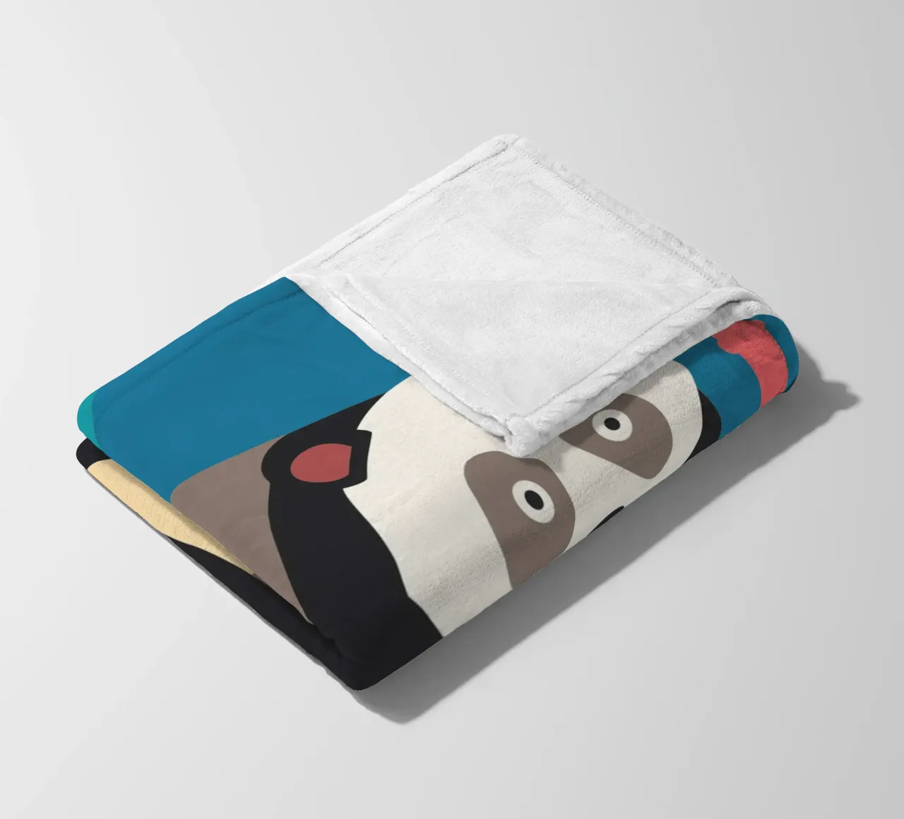 pandas vector imagination fleece blanket by kamilaze