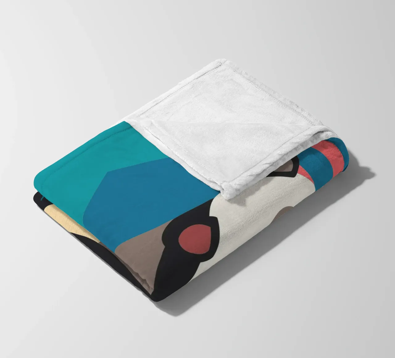 pandas vector imagination fleece blanket by kamilaze