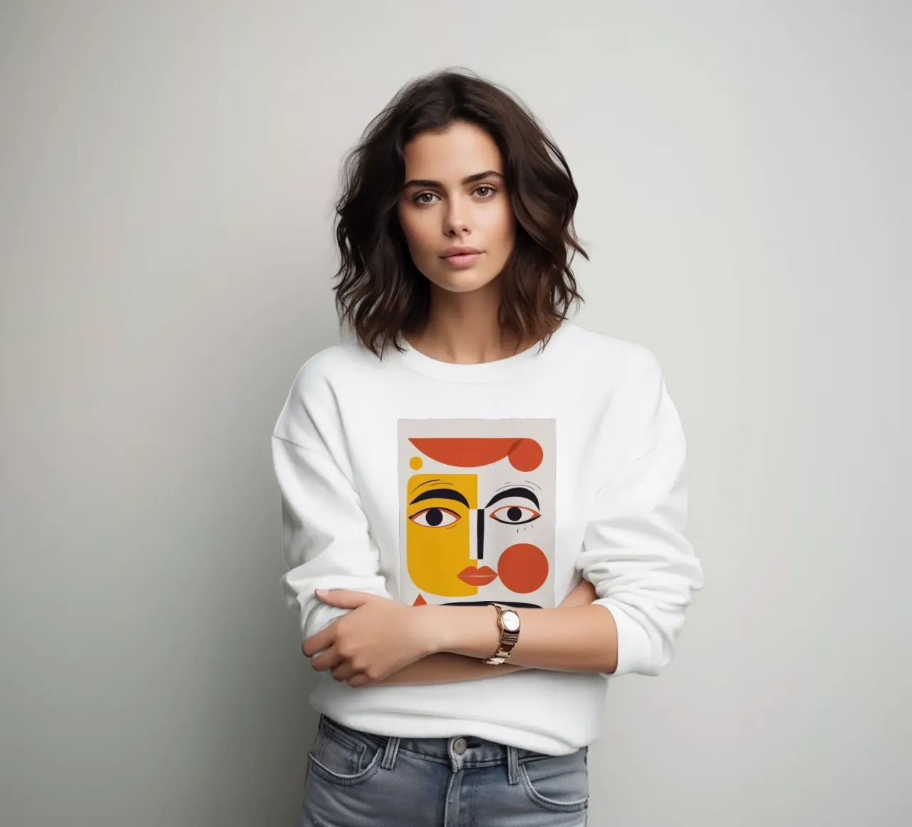Sun-Kissed Oracle Gaze sweatshirt by Stone Patina