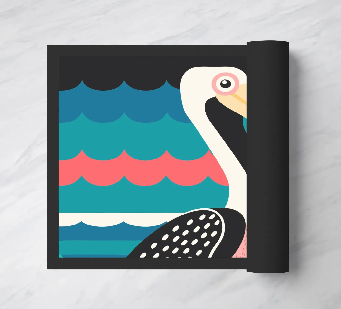 pelicant vector imagination doormat by kamilaze