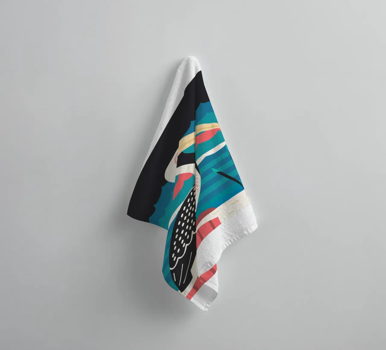 pelicant vector imagination towel by kamilaze