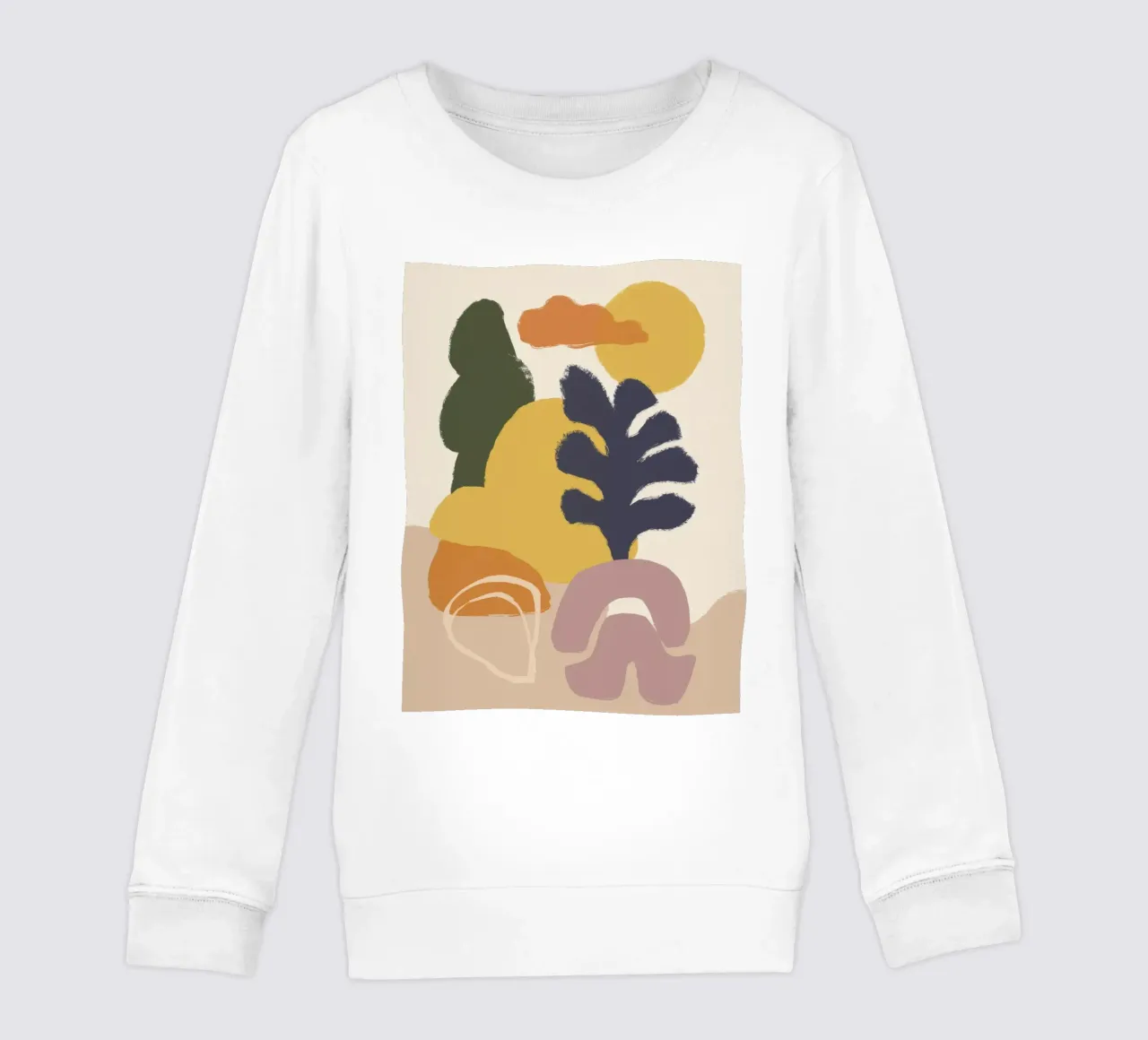Earthen Flora Medley kids sweatshirt by Stone Patina