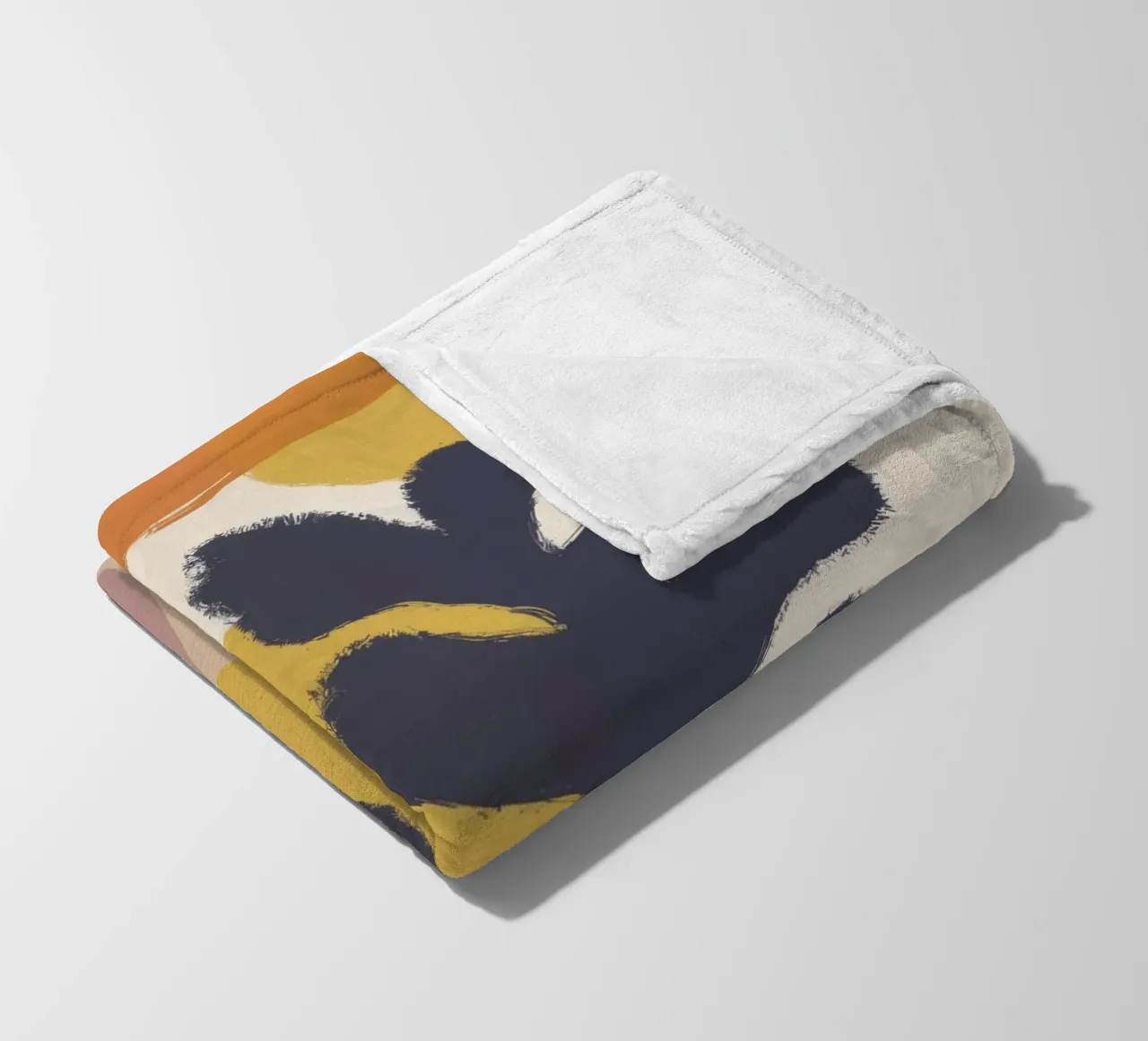 Earthen Flora Medley fleece blanket by Stone Patina