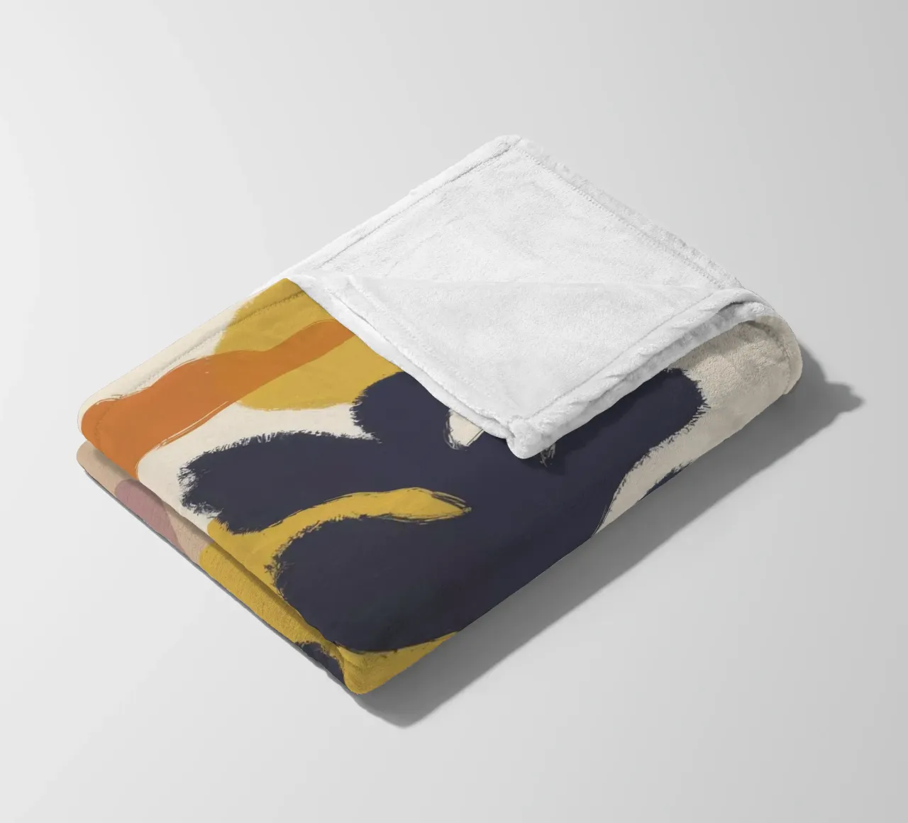 Earthen Flora Medley fleece blanket by Stone Patina