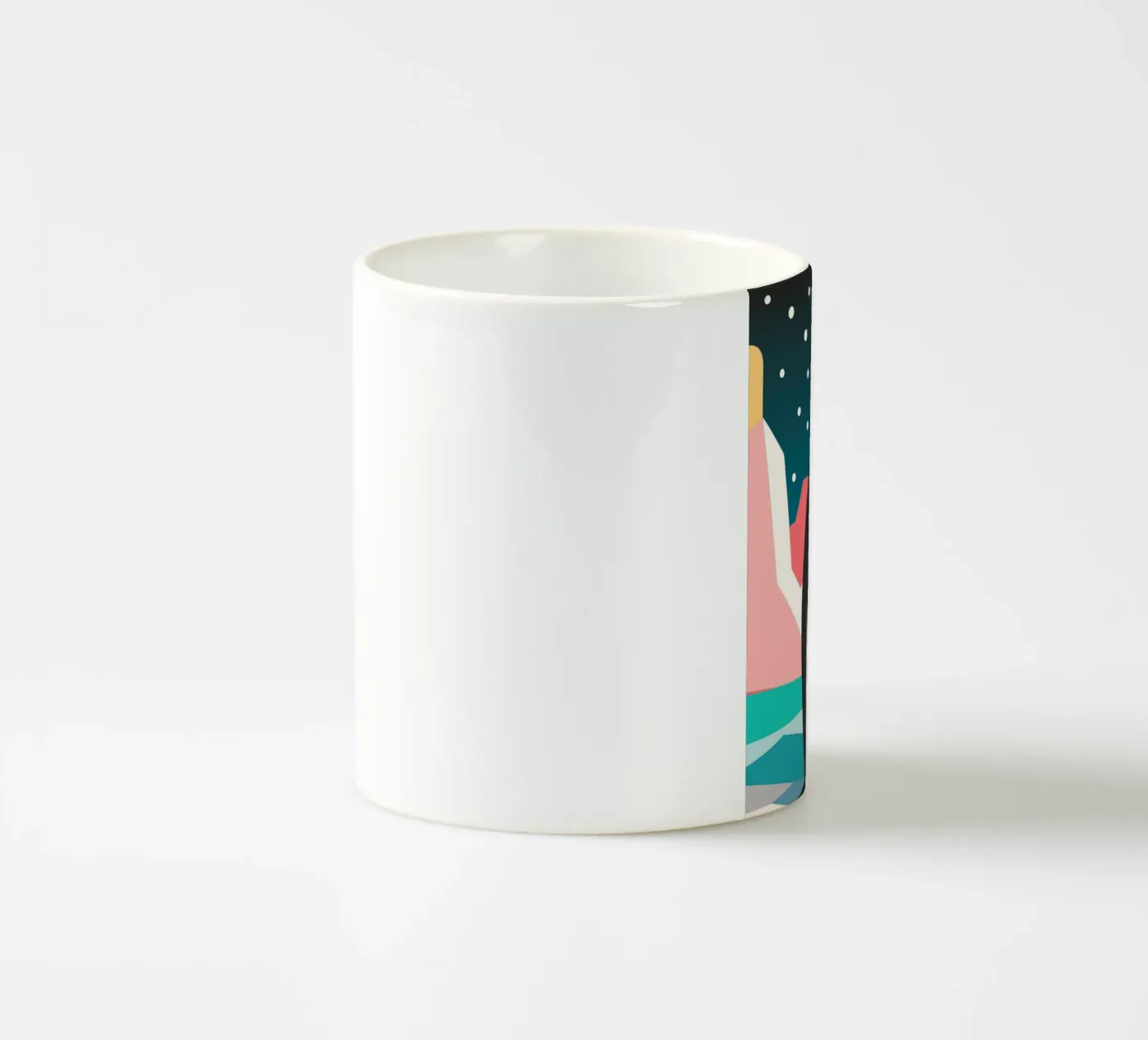 penguin vector imagination ceramic mug by kamilaze