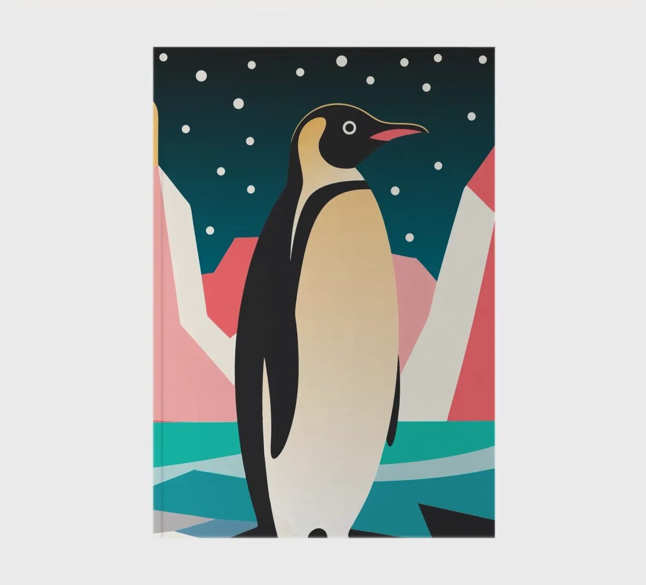 penguin vector imagination notebook by kamilaze