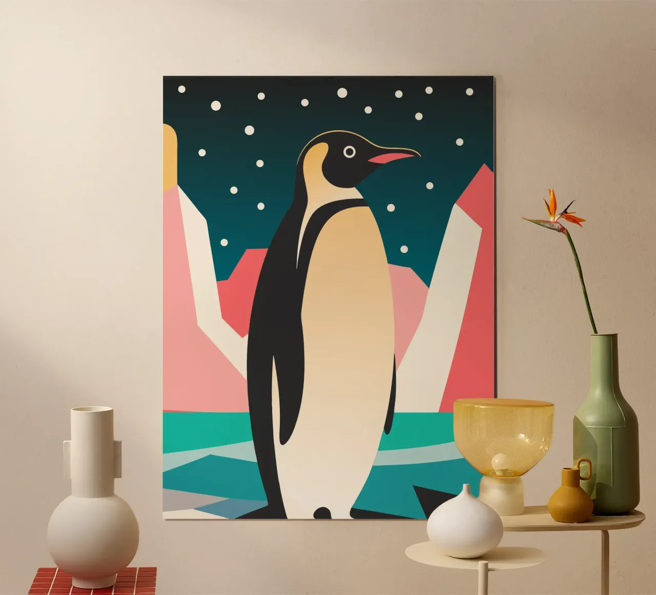 penguin vector imagination hahnemühle by kamilaze