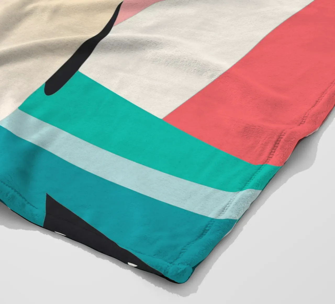 penguin vector imagination fleece blanket by kamilaze