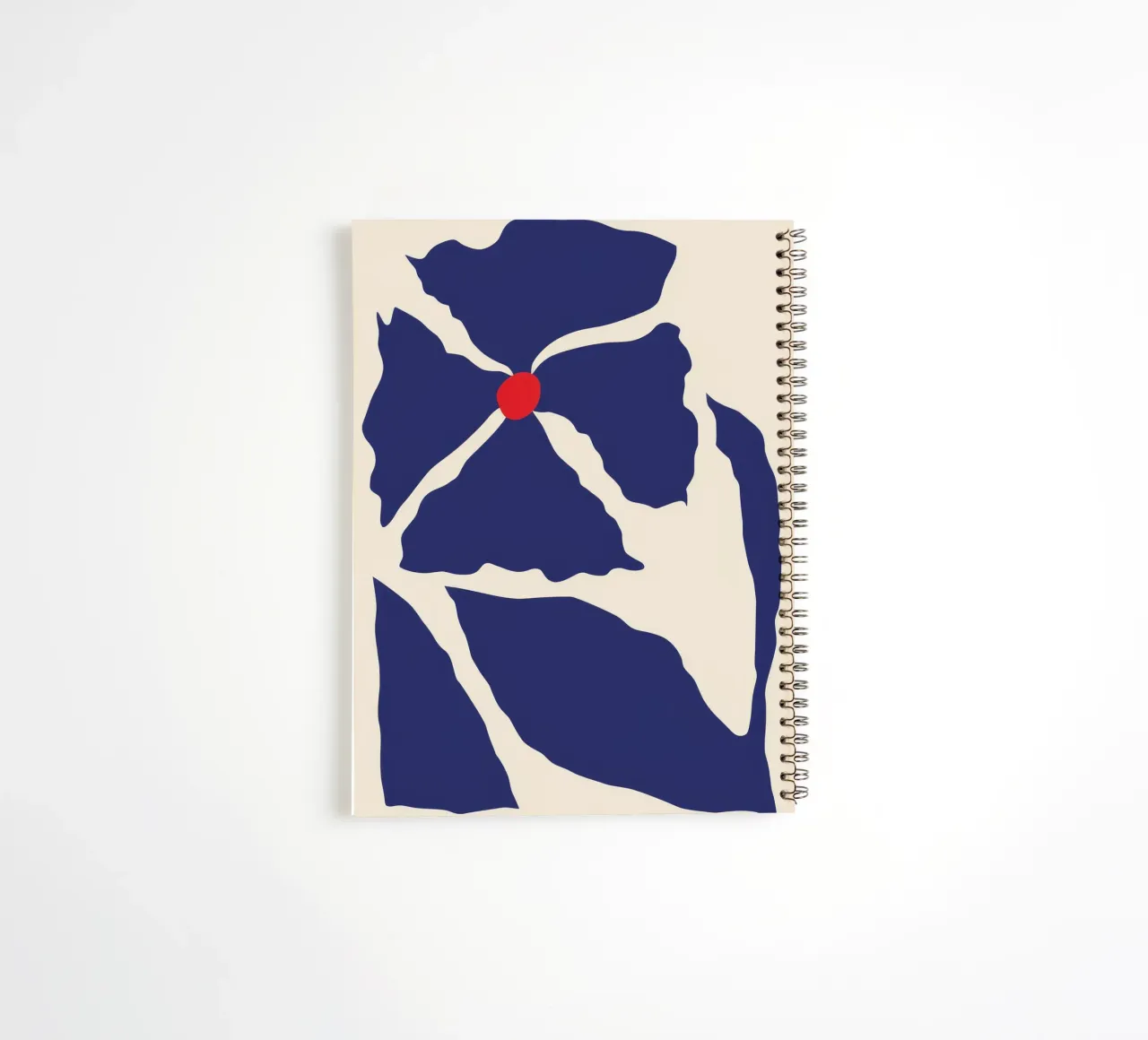 Découpe Cobalt Bloom carnet à spirale de Terra Tone