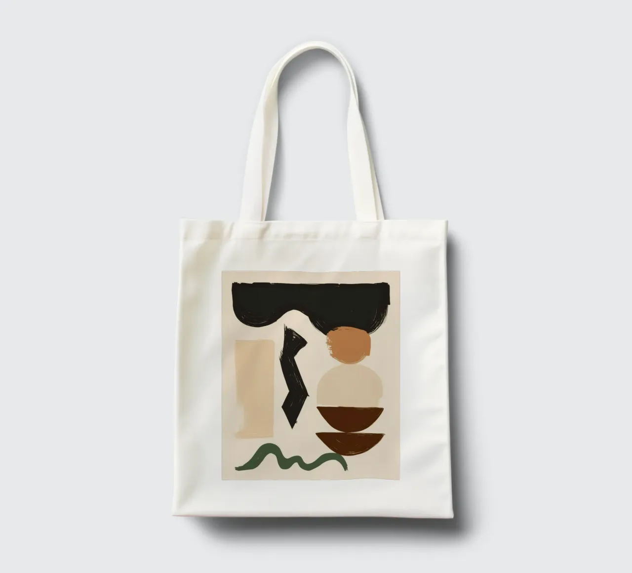 Forma bohémien Immobilità borsa in juta da Terra Tone