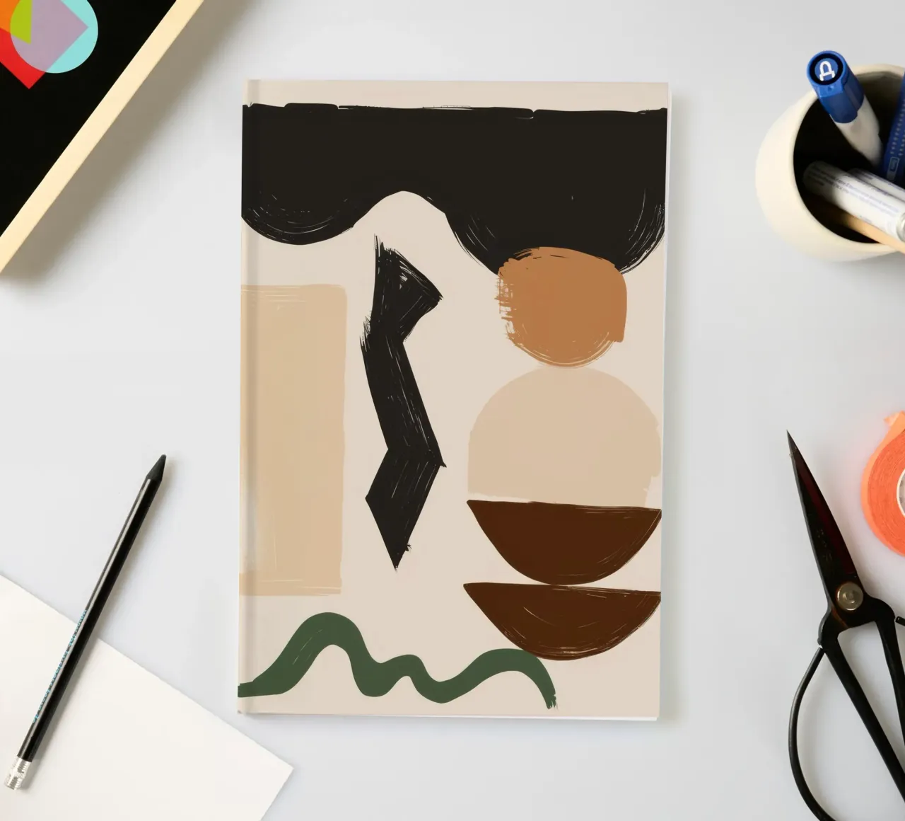 Bohemian Shape Stillness notebook by Terra Tone