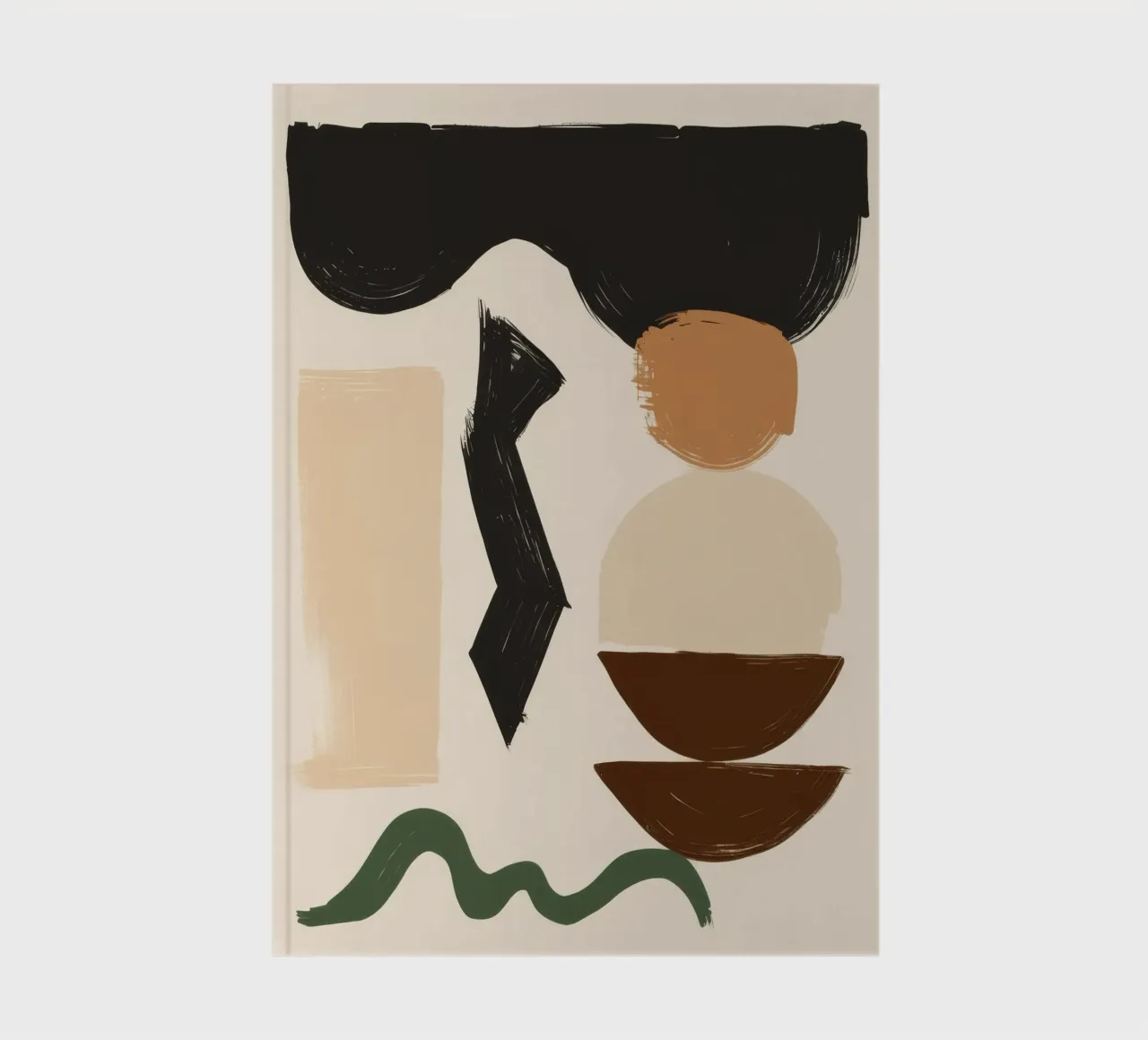 Bohemian Shape Stillness notebook by Terra Tone