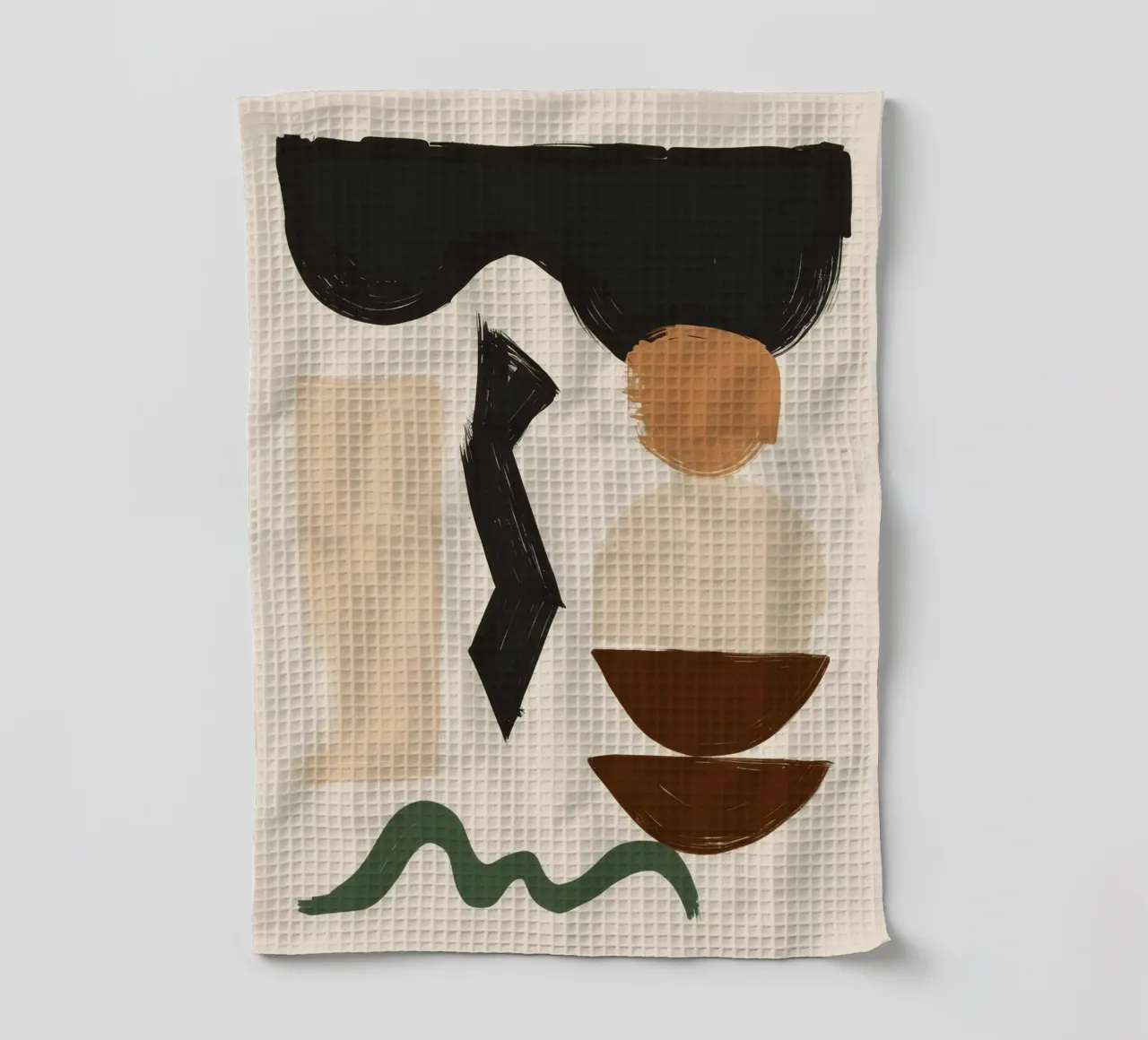 Bohemian Shape Stillness Geschirrtuch von Terra Tone