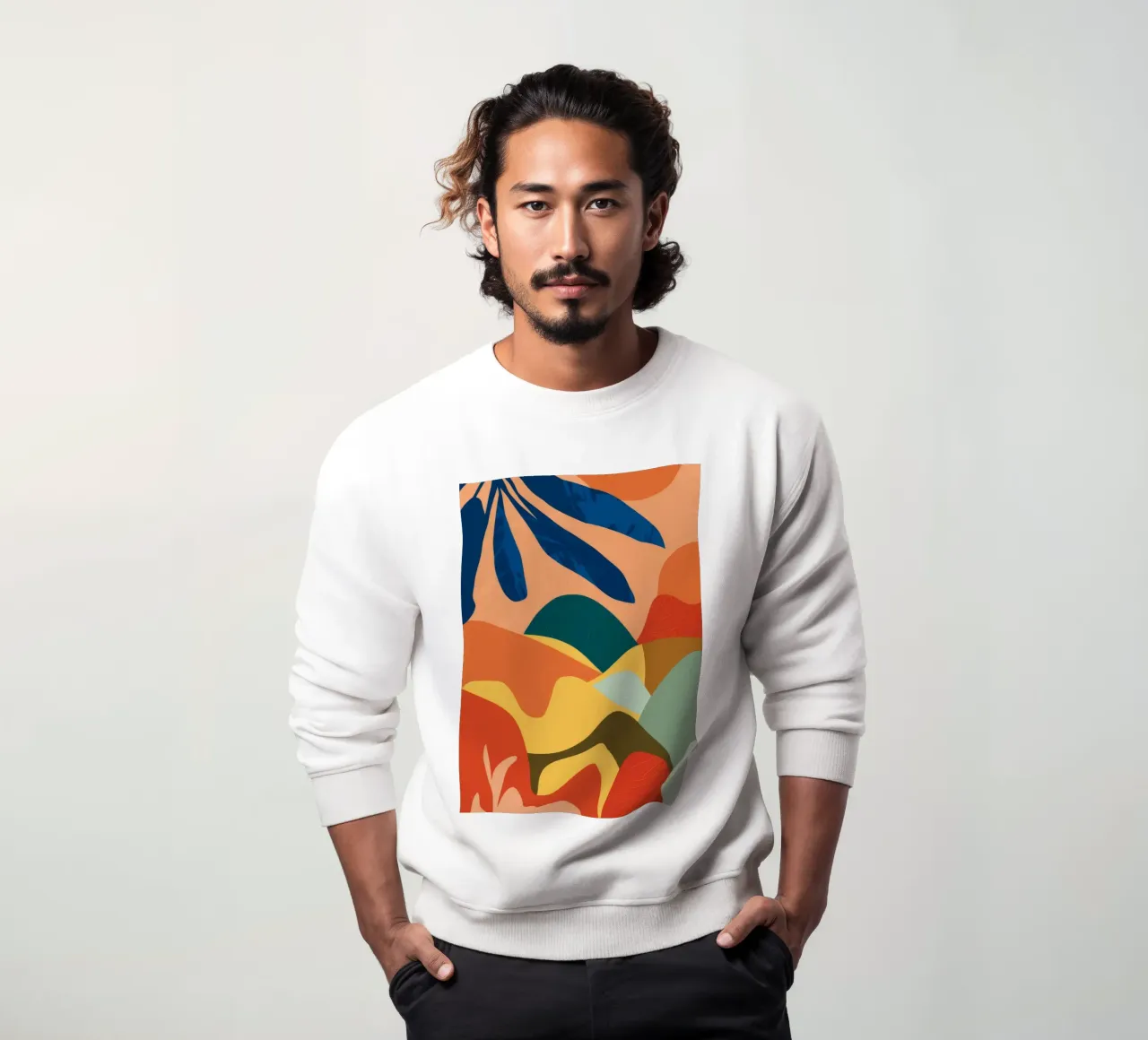 Rivolta di colori tropicale felpa da Terra Tone