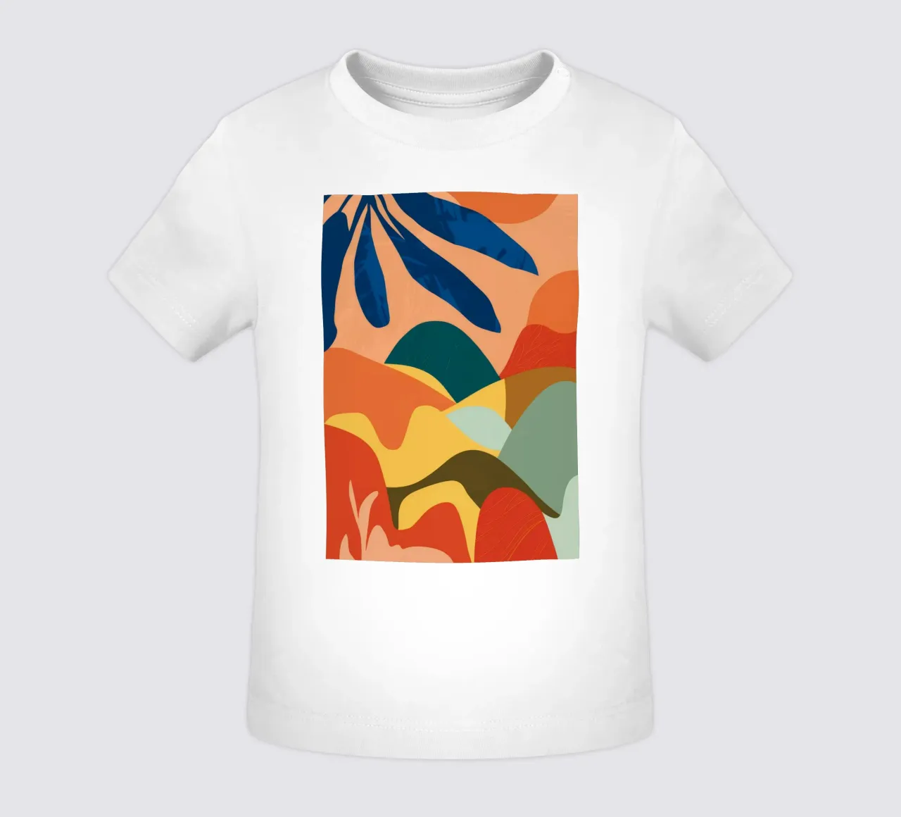 Rivolta di colori tropicale maglietta neonato da Terra Tone