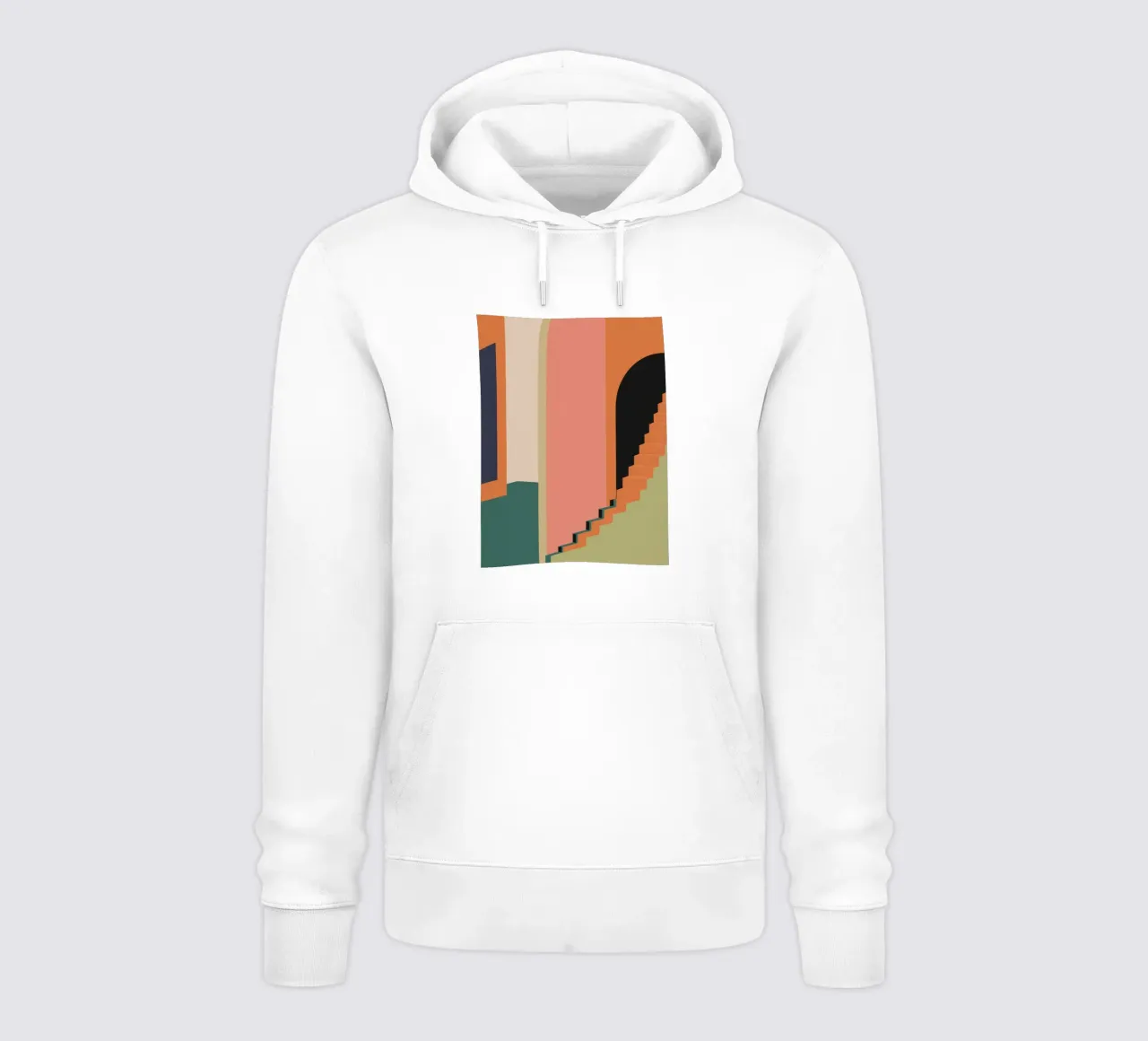 Die Treppe zum Sonnenuntergang Hoodie von Stone Patina