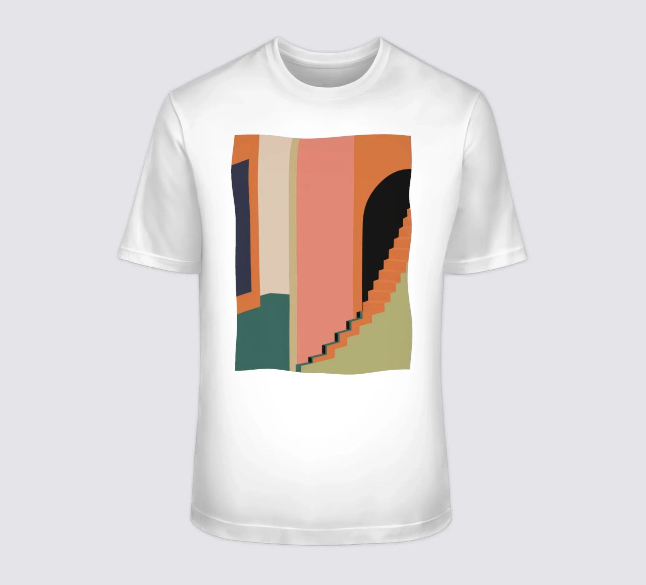 Scala verso il tramonto t-shirt da Stone Patina
