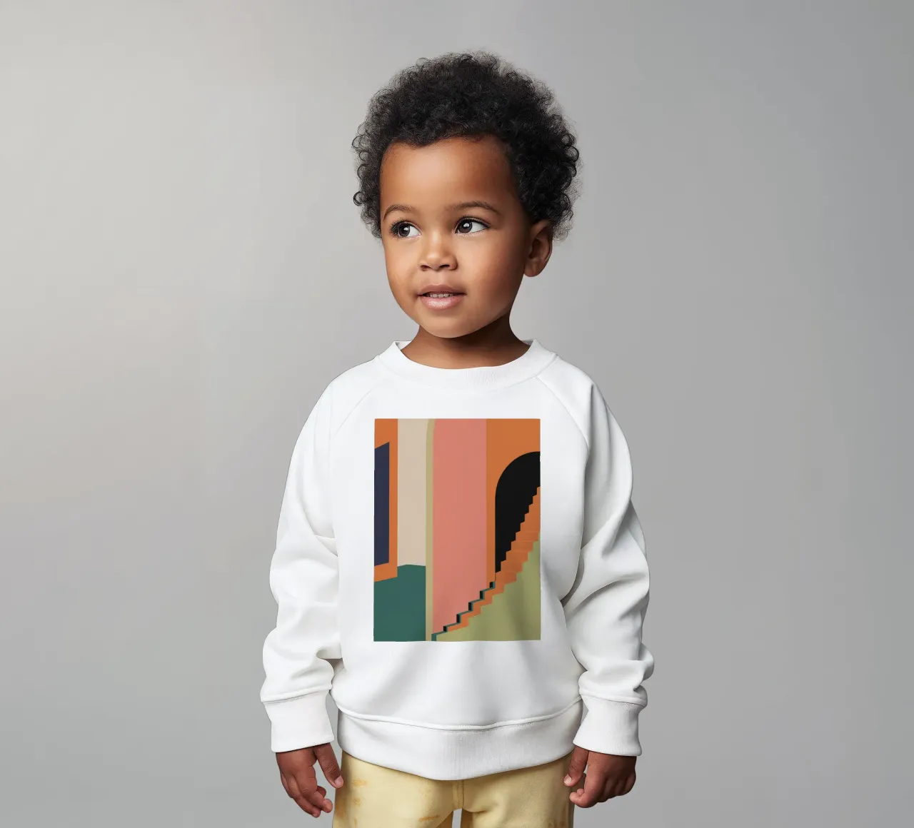 Die Treppe zum Sonnenuntergang Baby Sweatshirt von Stone Patina
