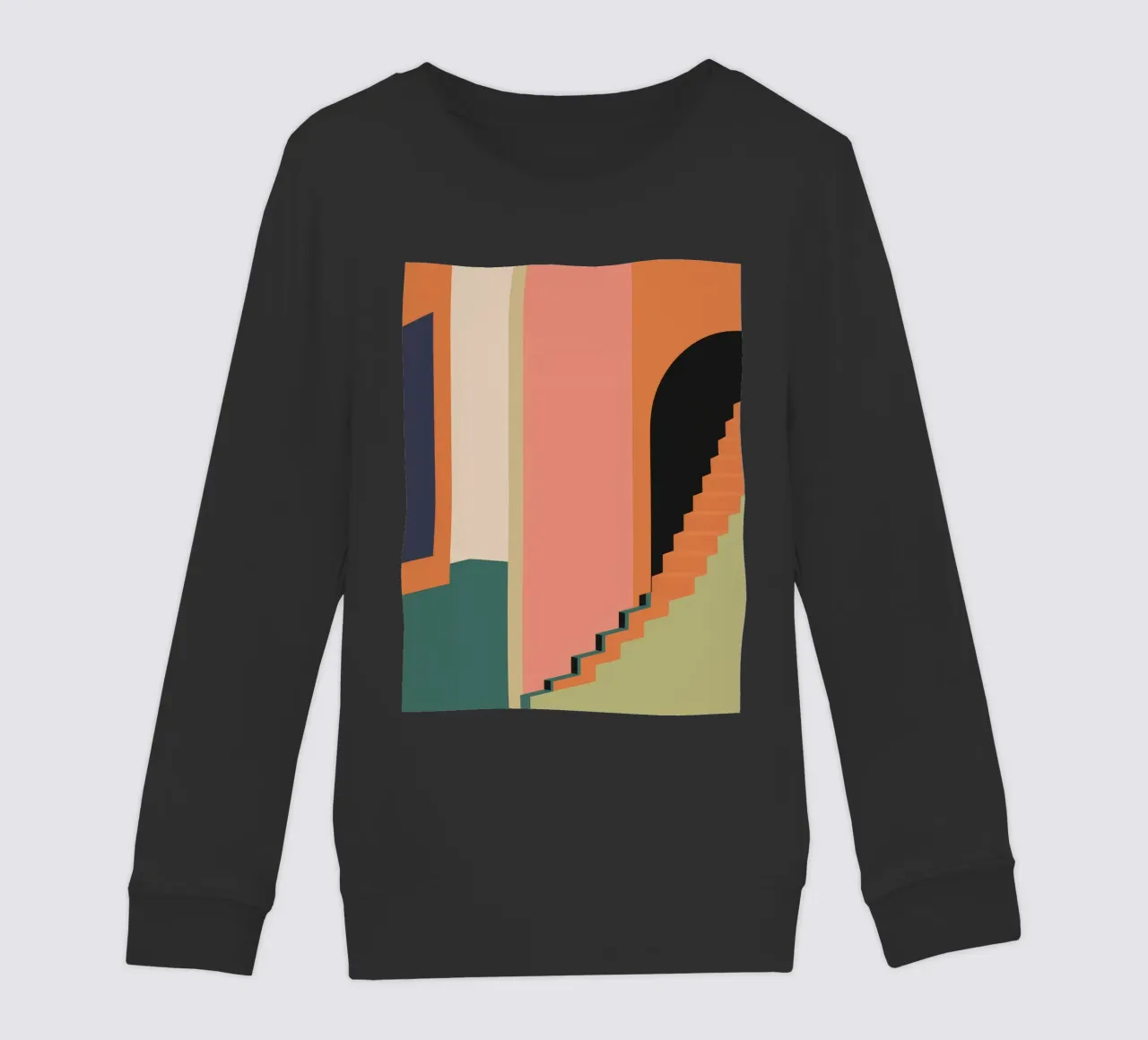 Scala verso il tramonto felpa bambino da Stone Patina