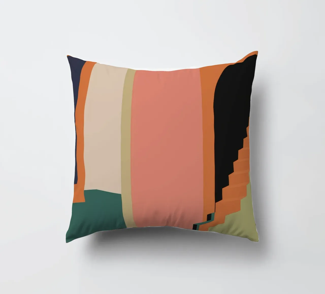 Scala verso il tramonto cuscino da Stone Patina