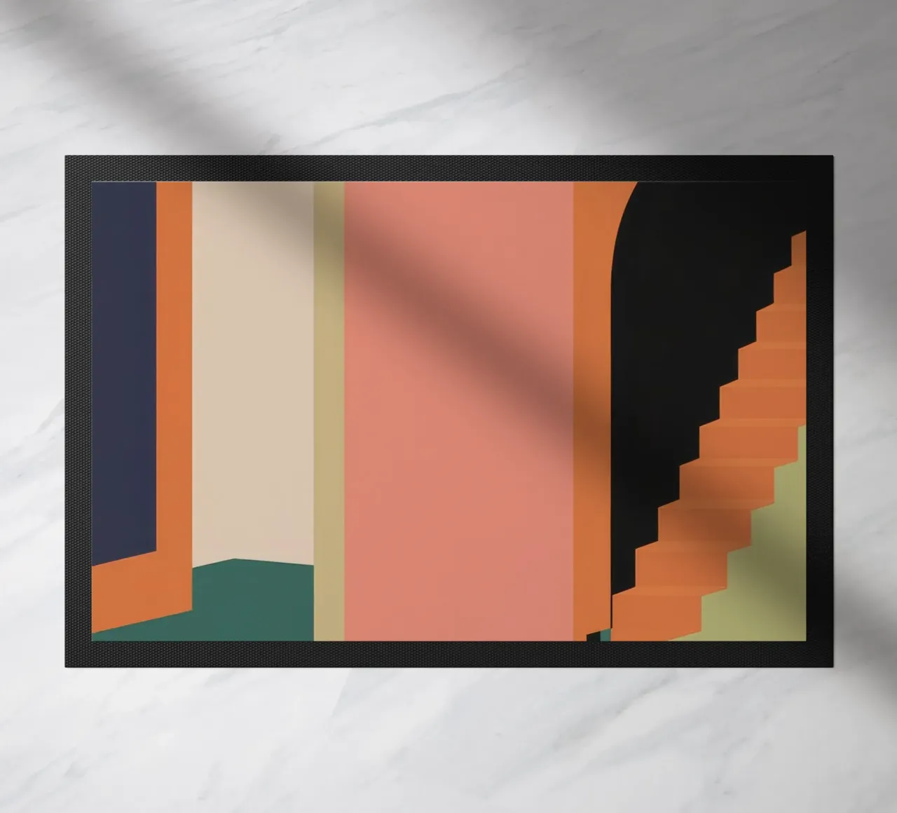 Scala verso il tramonto zerbino da Stone Patina