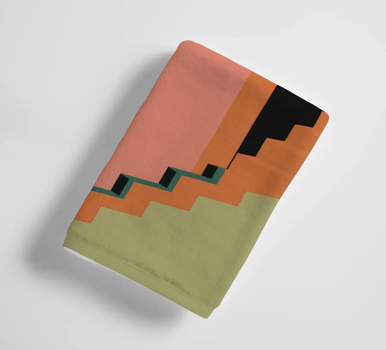 Scala verso il tramonto asciugamano da bagno da Stone Patina