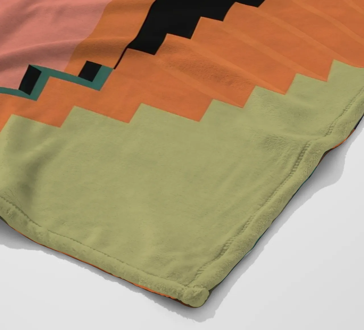 Scala verso il tramonto coperta in pile da Stone Patina