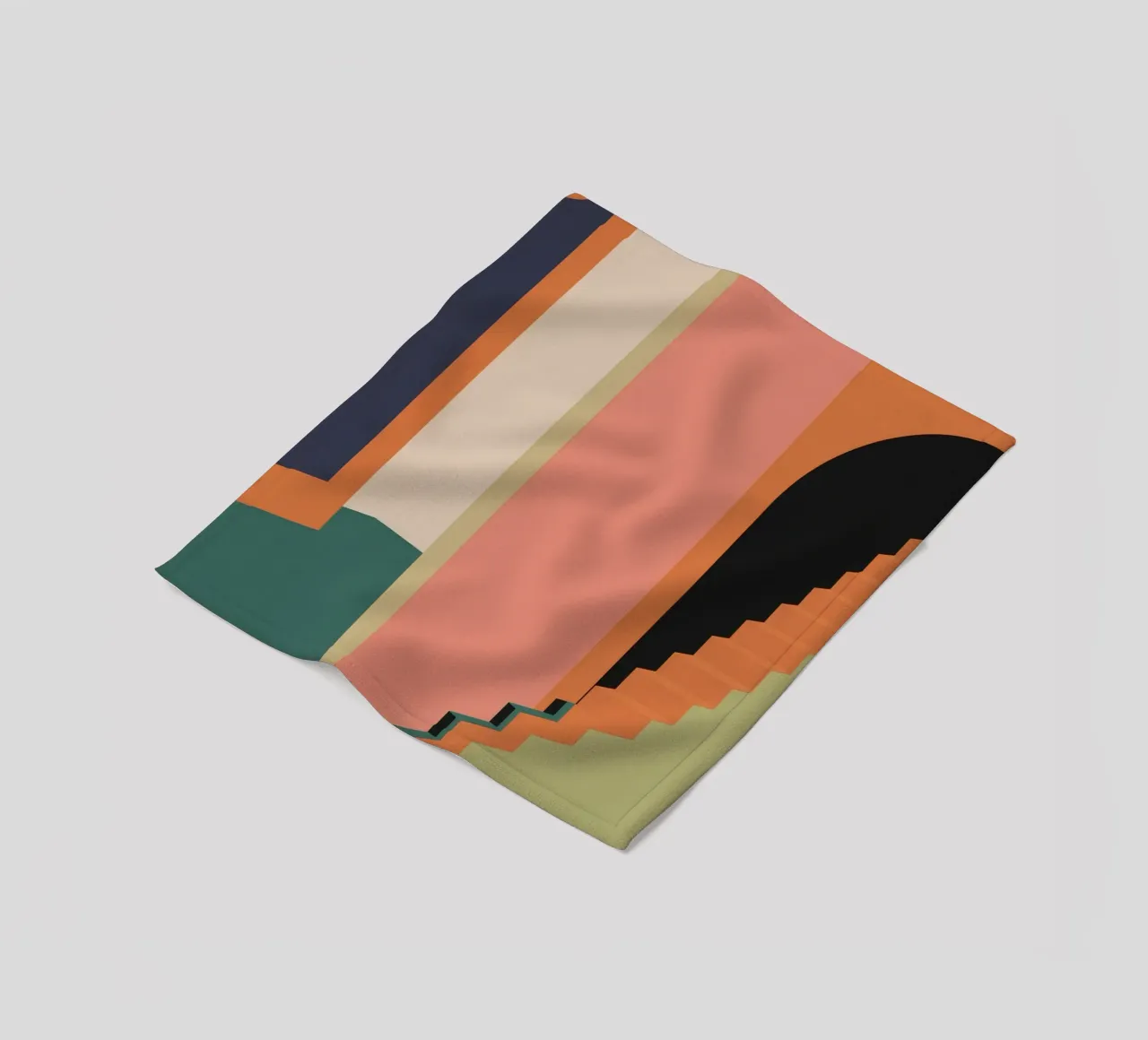 Scala verso il tramonto coperta in pile da Stone Patina