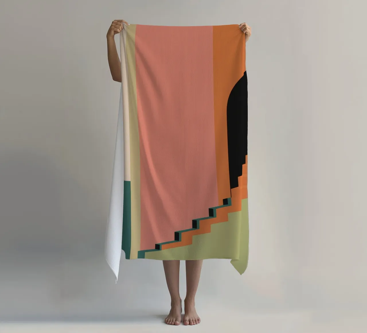 Scala verso il tramonto telo mare da Stone Patina